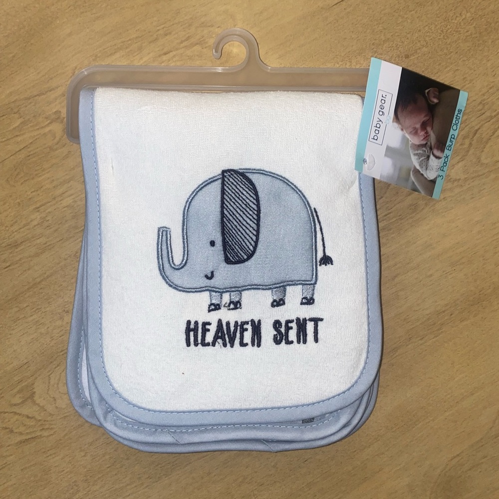 3pack burp cloths